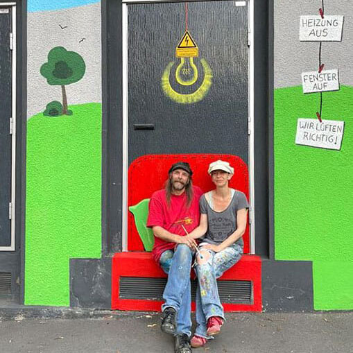 Bemalter Verteilerkasten - Stadtwerke Menden von EinZ Design&Produktionen GbR, Nils Bonk & Corinna Häußler